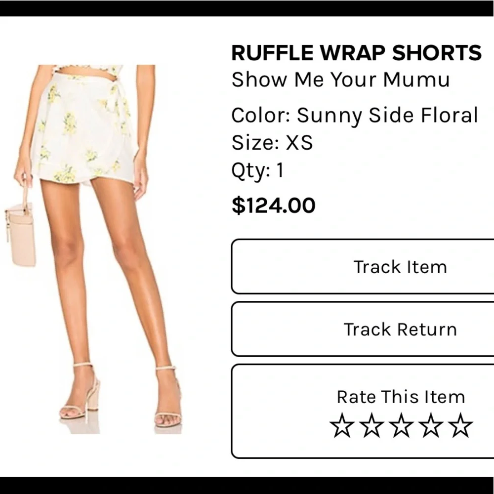 Show me your mumu set in “sunny side floral” - Picture 4 of 5